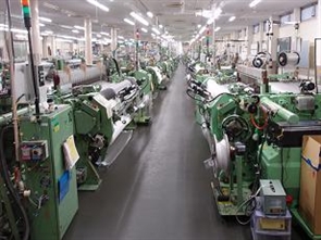 日本有数のドルニエ織機の台数を誇る工場